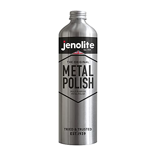 JENOLITE- Flüssige Metallpolitur. Mehrzweck Politur zur Reinigung von Messing, Kupfer, Chrom, Edelstahl und Zinn - Inhalt: 500ml
