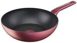 Tefal Daily Chef Wok-Pfanne, 28 cm, langlebig, robust, leicht zu reinigen, Antihaftbeschichtung, Thermo-Signal, gesunde Küche, hergestellt in Frankreich, Induktion G2731902  Kupfertöpfe und Kupferpfannen